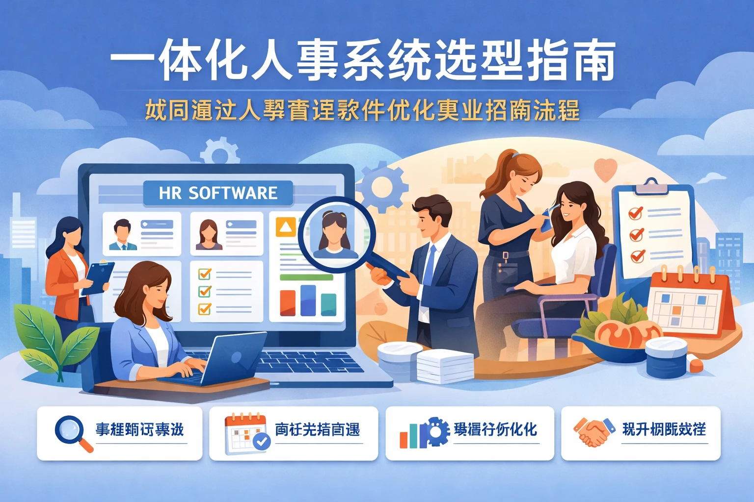 一体化人事系统选型指南：如何通过人事管理软件优化美业招聘流程