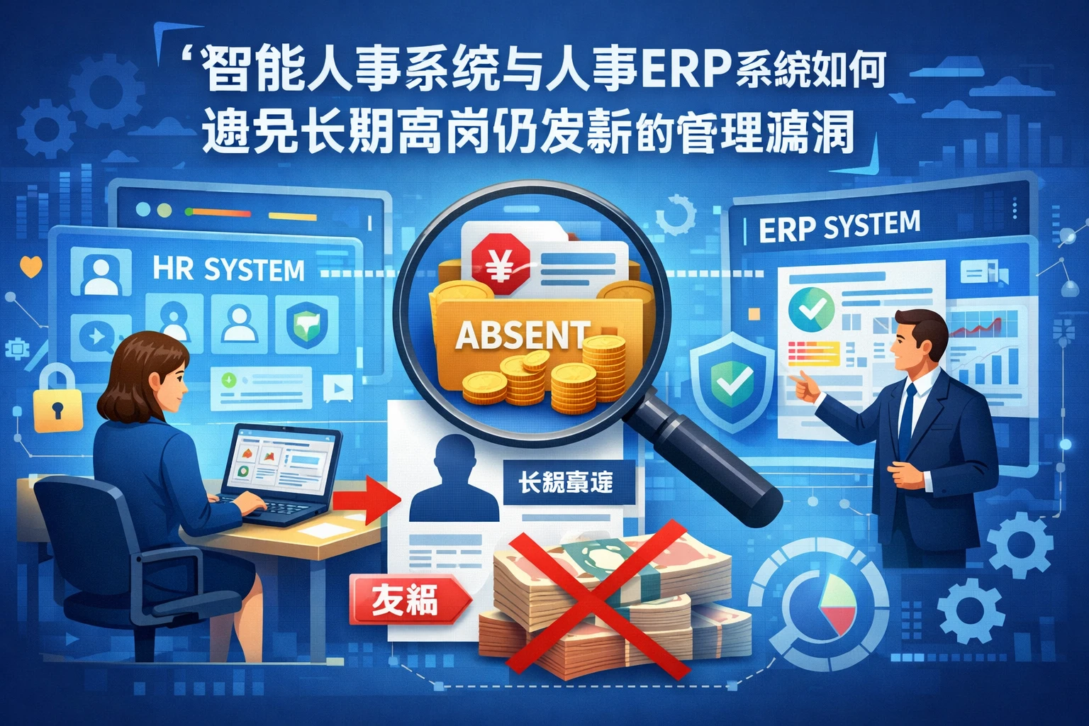 智能人事系统与人事ERP系统如何避免长期离岗仍发薪的管理漏洞