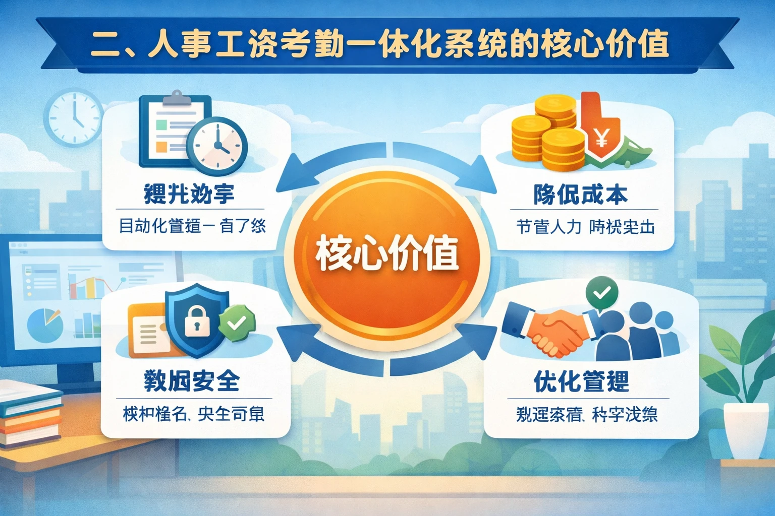 二、人事工资考勤一体化系统的核心价值