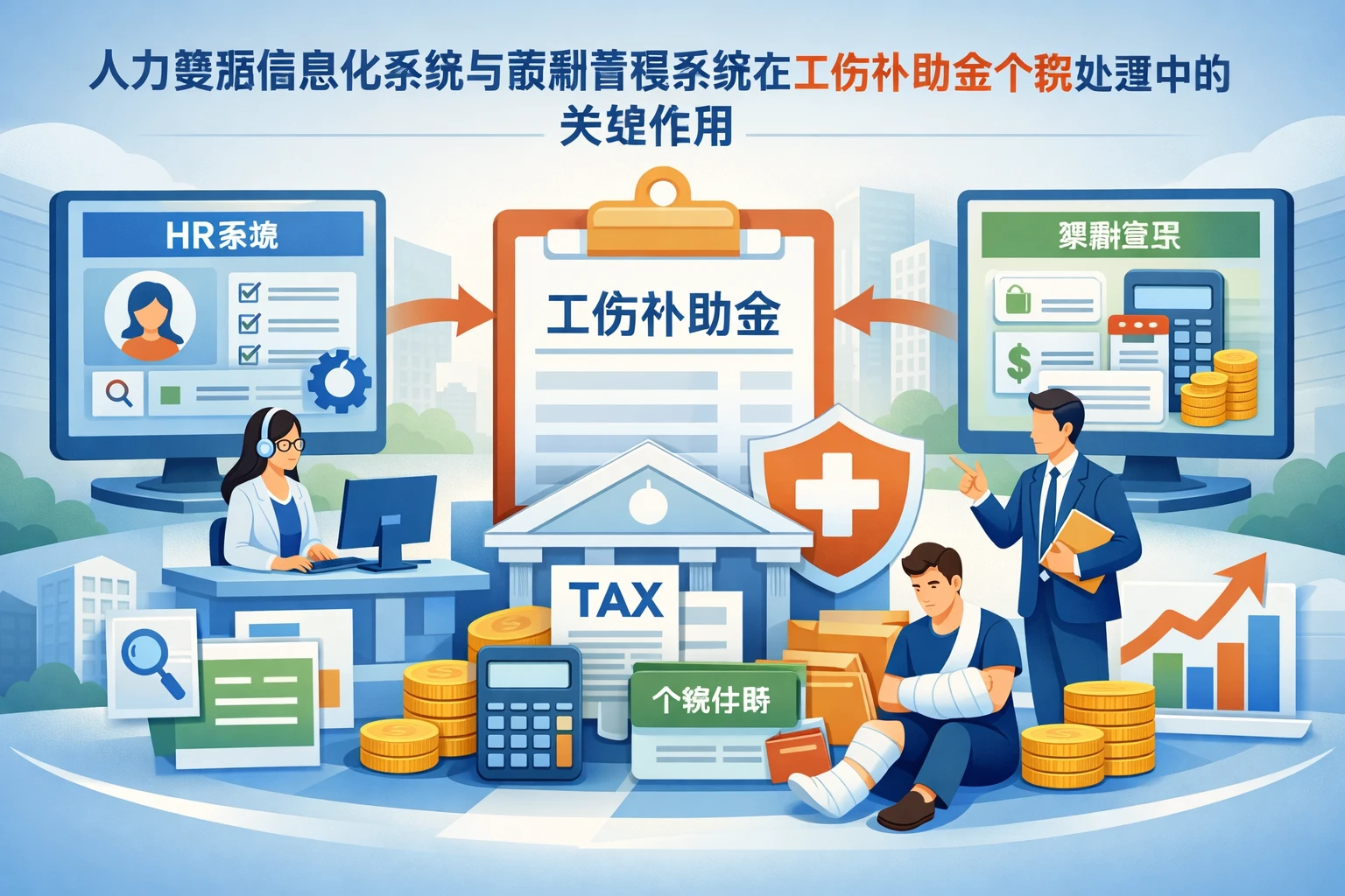 人力资源信息化系统与薪酬管理系统在工伤补助金个税处理中的关键作用