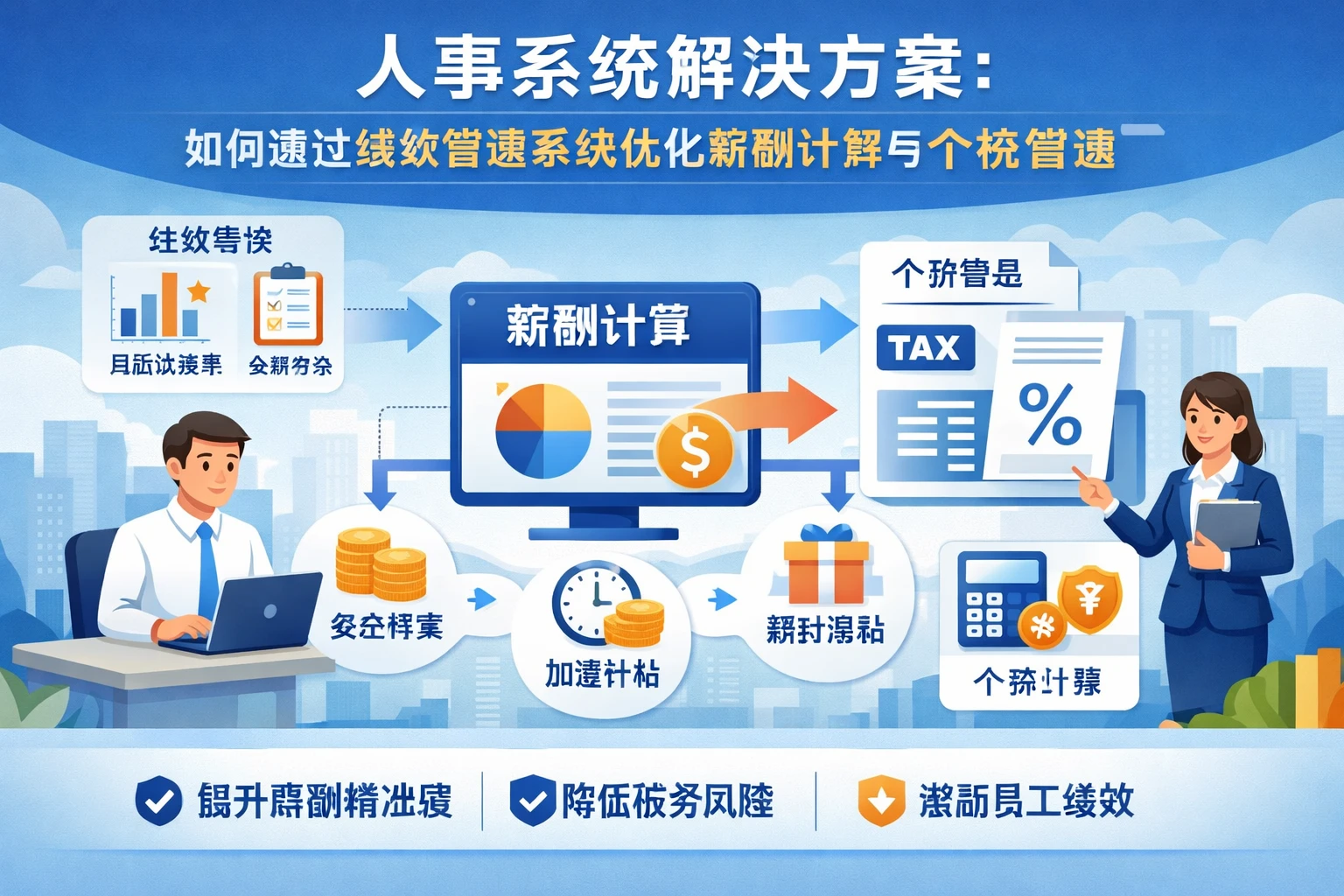 人事系统解决方案：如何通过绩效管理系统优化薪酬计算与个税管理