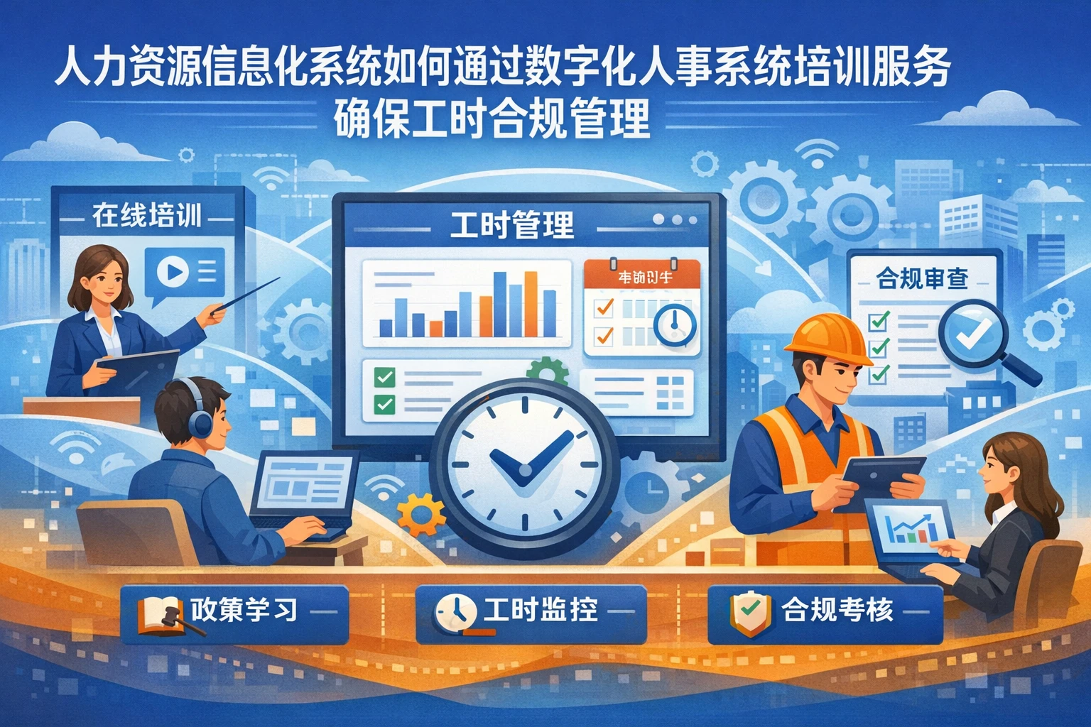 人力资源信息化系统如何通过数字化人事系统培训服务确保工时合规管理