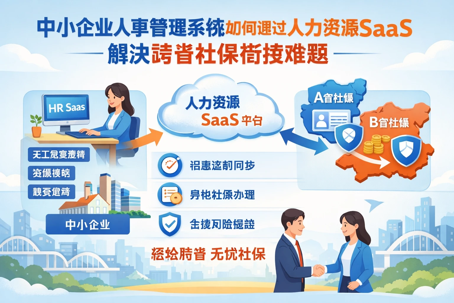 中小企业人事管理系统如何通过人力资源SaaS解决跨省社保衔接难题