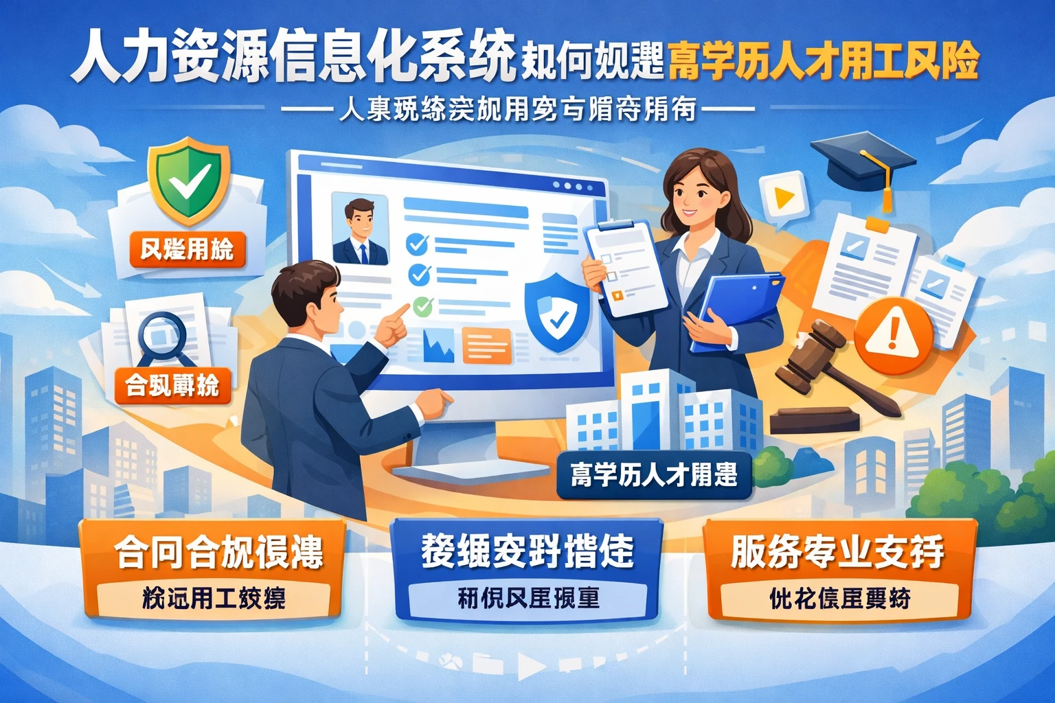 人力资源信息化系统如何规避高学历人才用工风险——人事系统实施服务与推荐指南