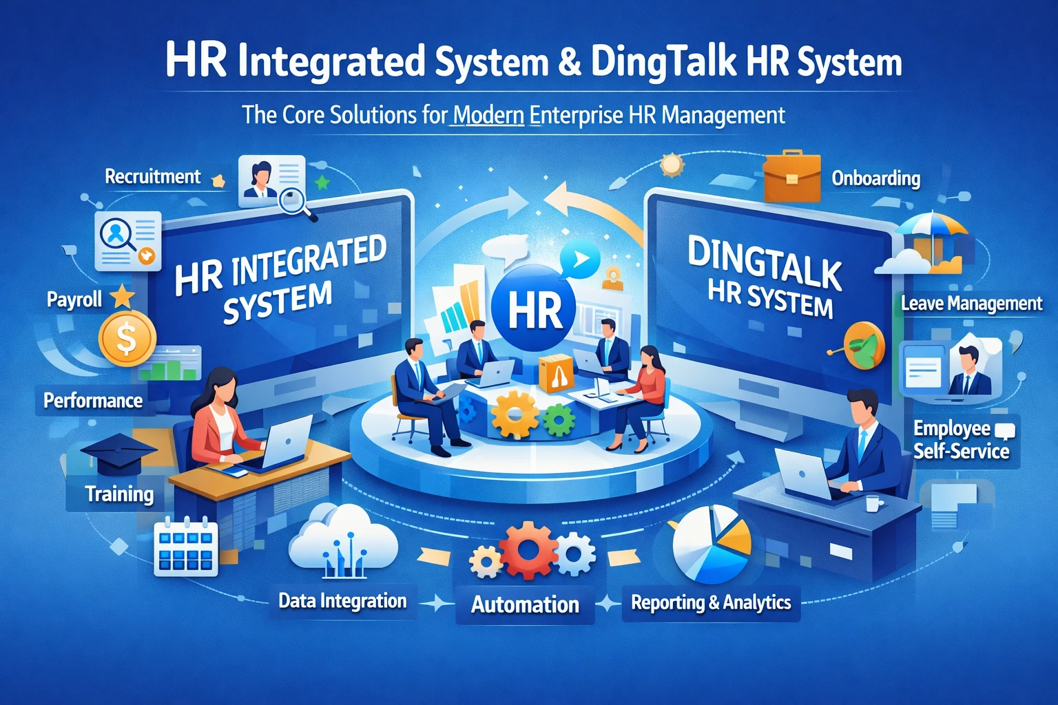 一体化HR系统与钉钉人事系统：现代企业人力资源管理的核心解决方案