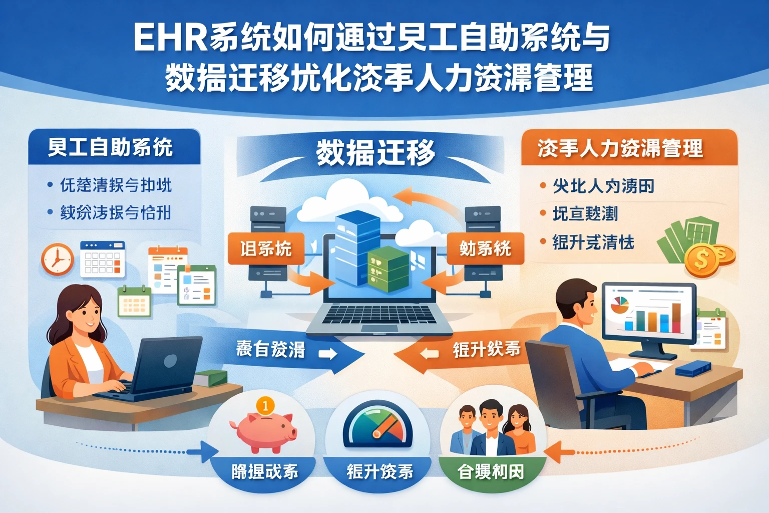 EHR系统如何通过员工自助系统与数据迁移优化淡季人力资源管理