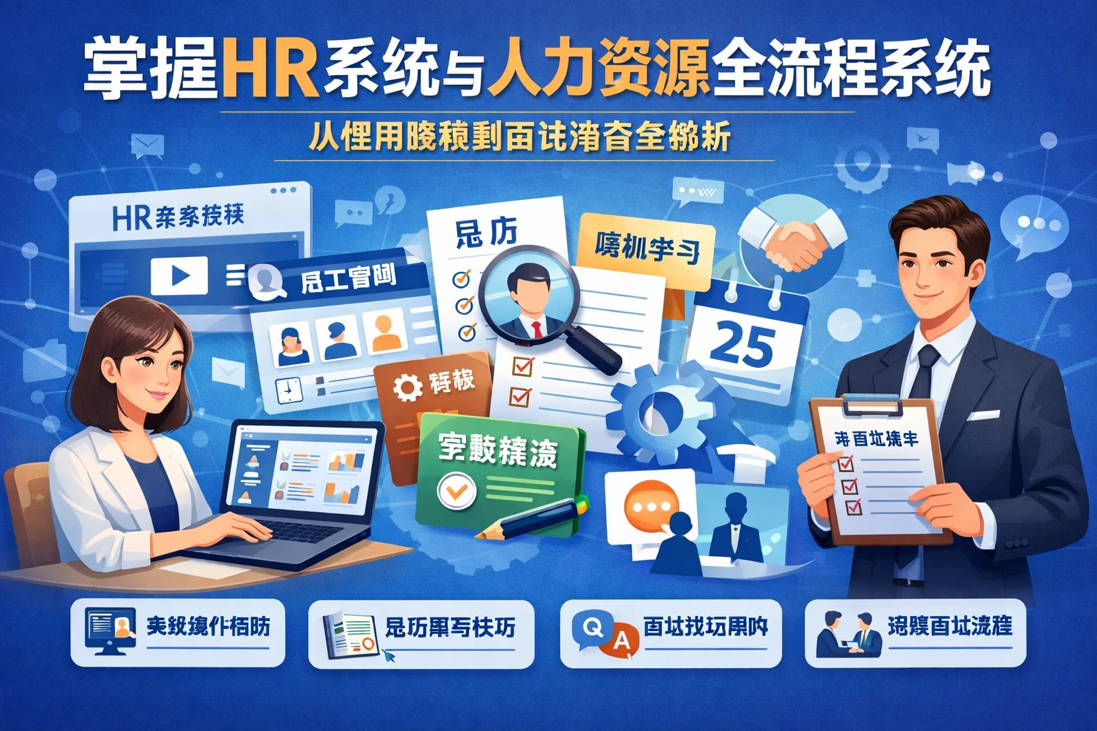 掌握HR系统与人力资源全流程系统:从使用教程到面试准备全解析