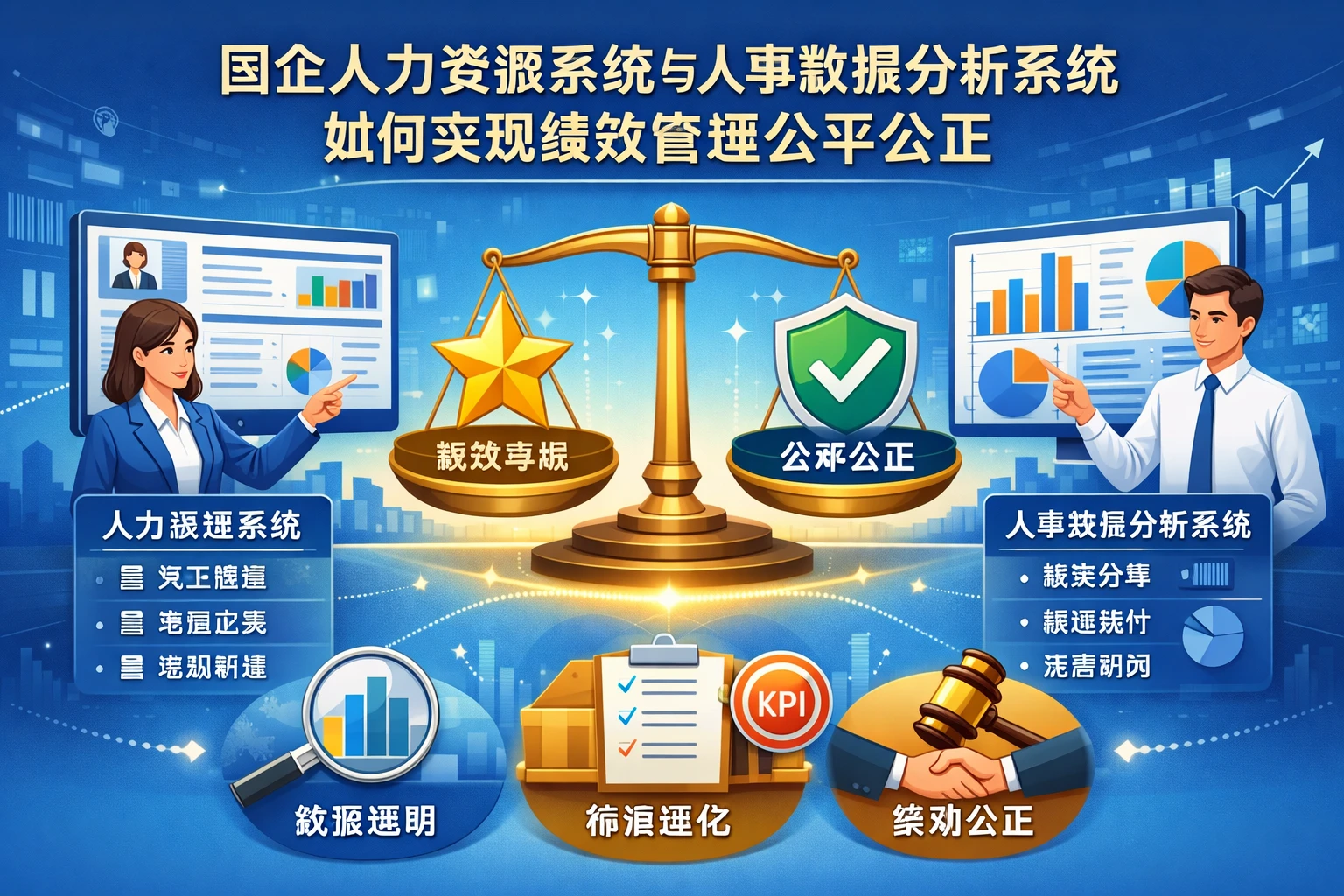 国企人力资源系统与人事数据分析系统如何实现绩效管理公平公正
