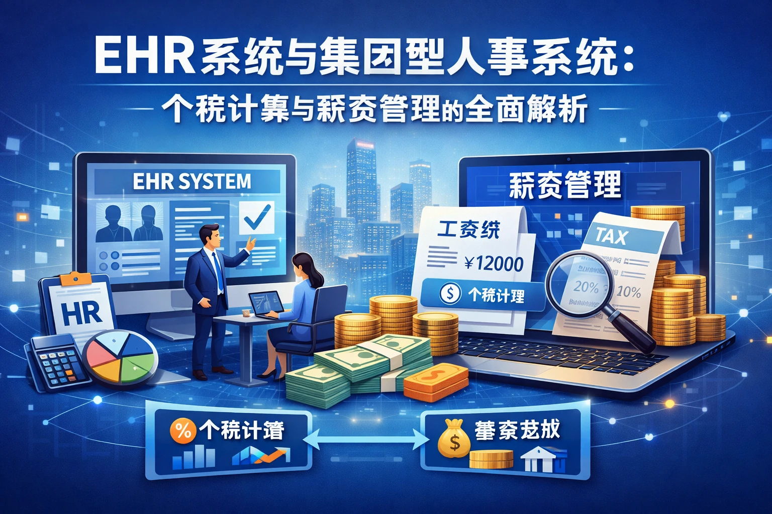EHR系统与集团型人事系统：个税计算与薪资管理的全面解析