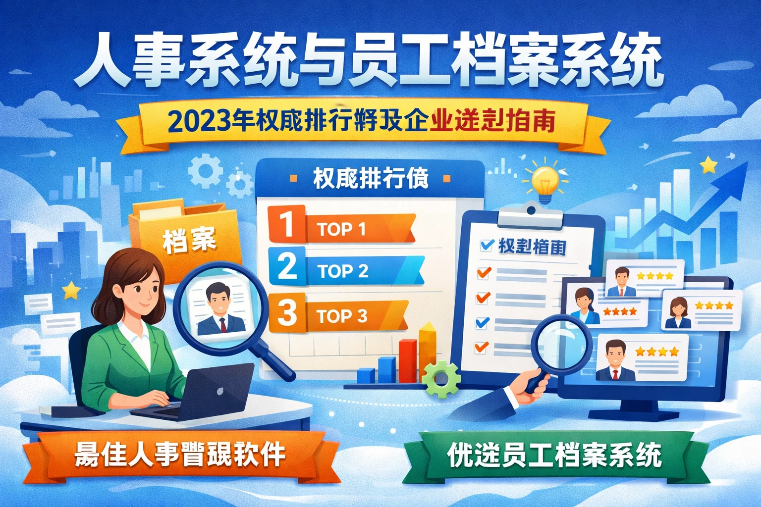 人事系统与员工档案系统：2023年权威排行榜及企业选型指南
