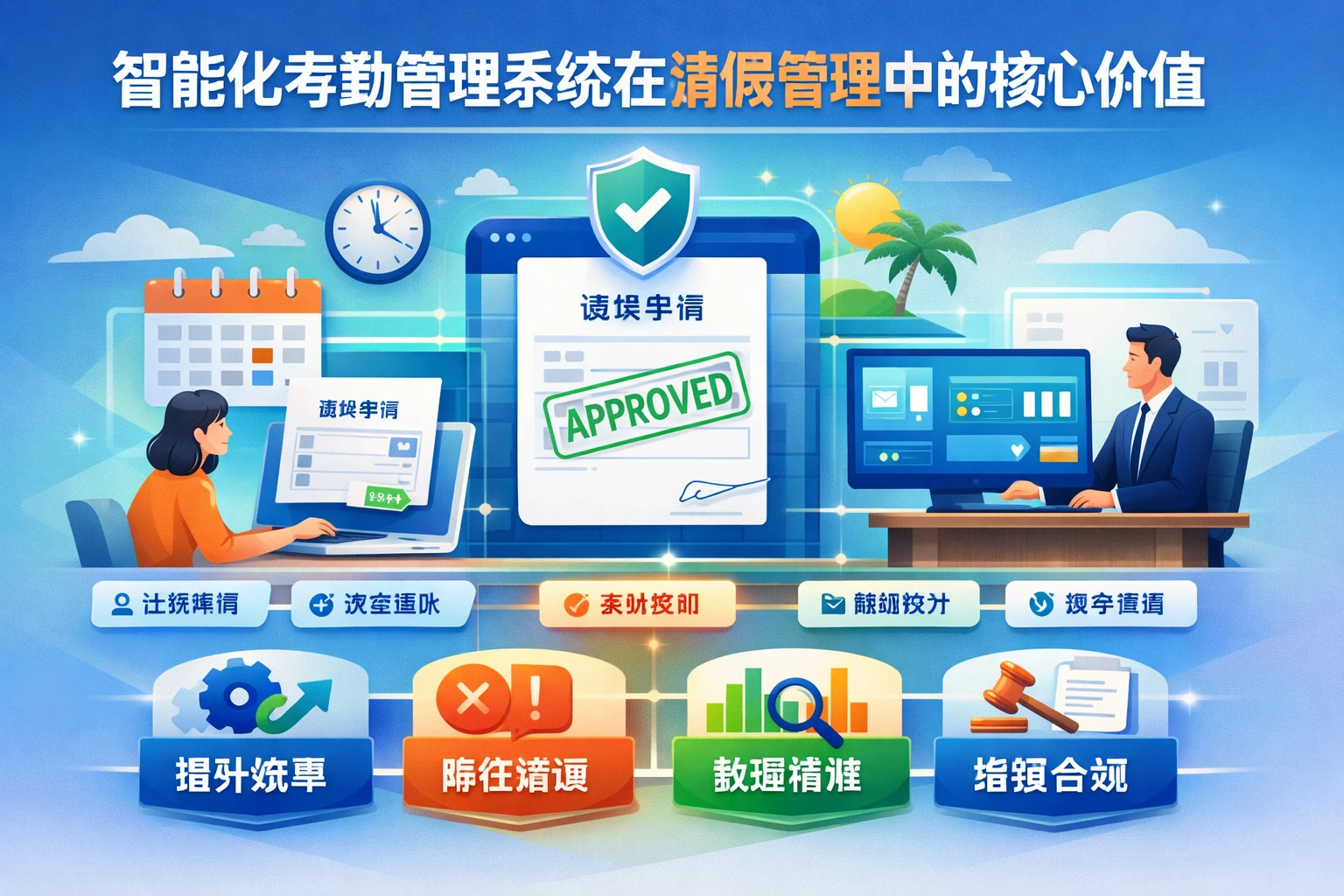 智能化考勤管理系统在请假管理中的核心价值