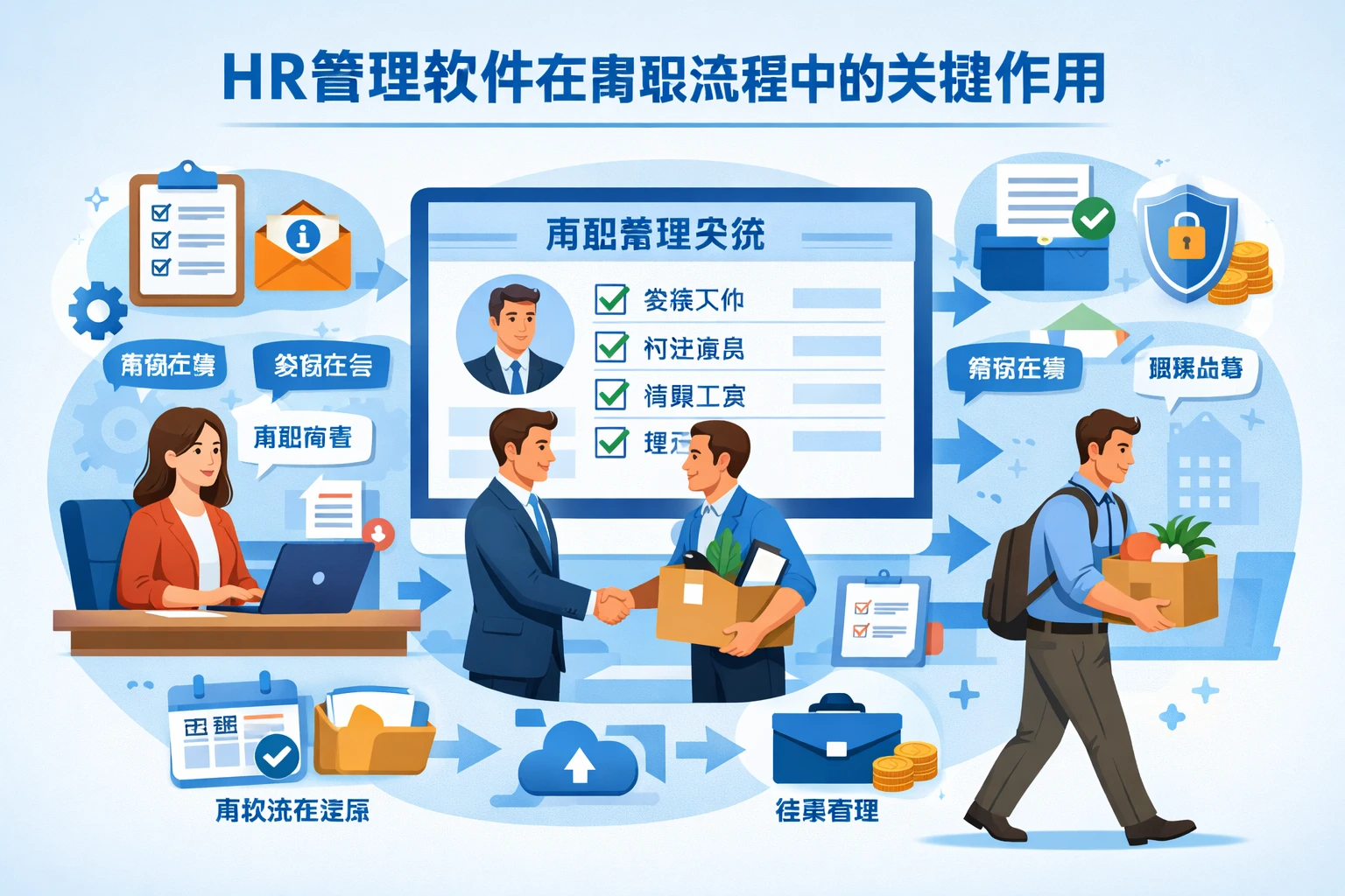 HR管理软件在离职流程中的关键作用