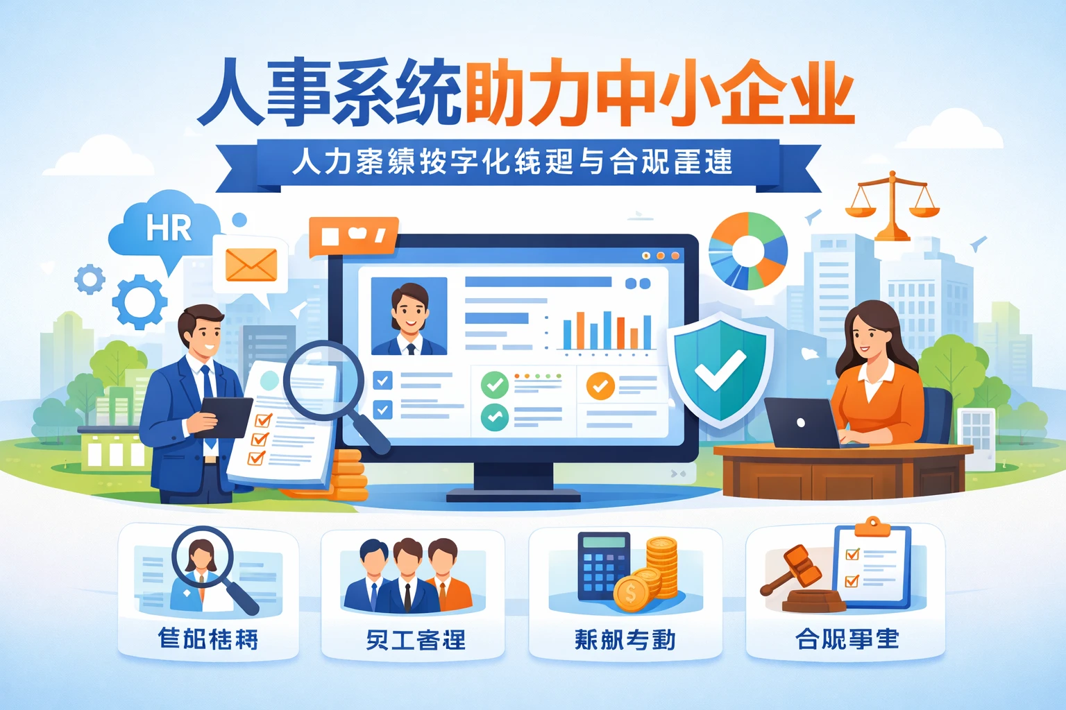 人事系统助力中小企业人力资源数字化转型与合规管理