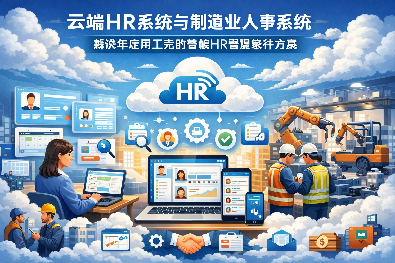 云端HR系统与制造业人事系统：解决年后用工荒的智能HR管理软件方案