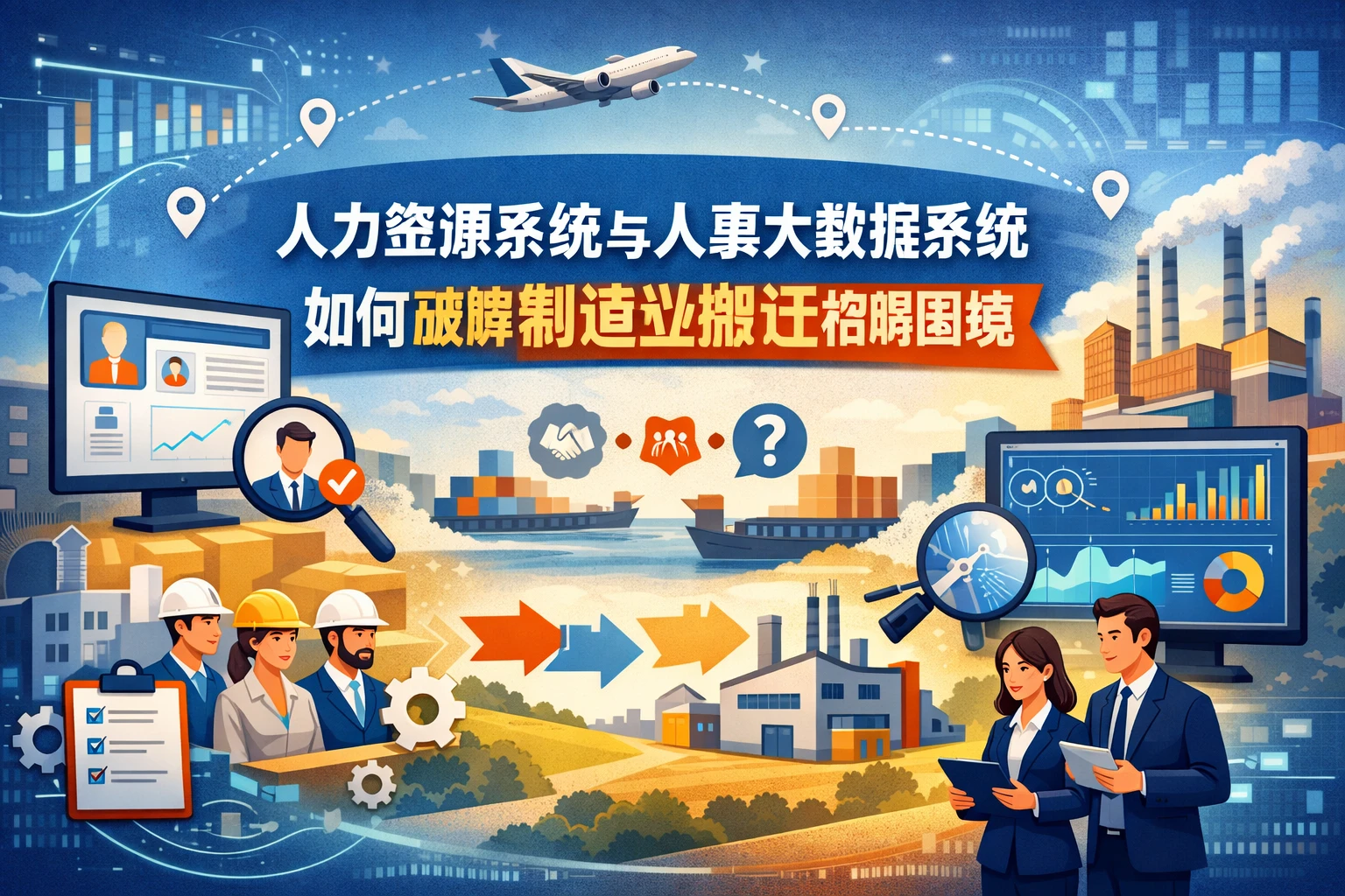 人力资源系统与人事大数据系统如何破解制造业搬迁招聘困境