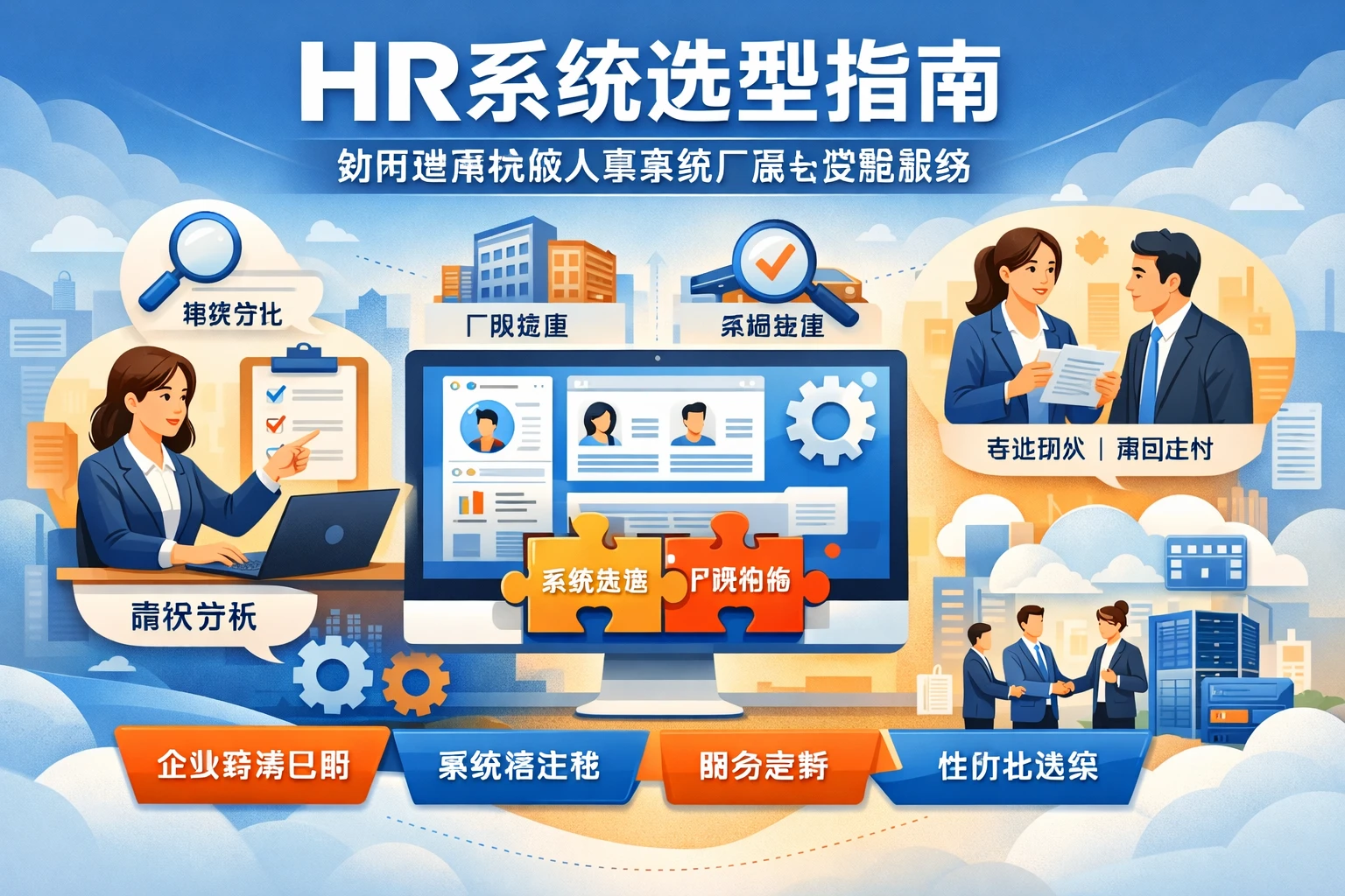 HR系统选型指南：如何选择优质人事系统厂商与实施服务