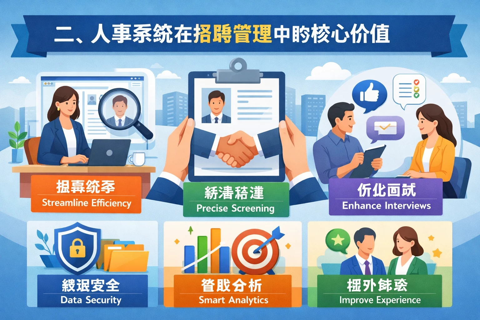 二、人事系统在招聘管理中的核心价值