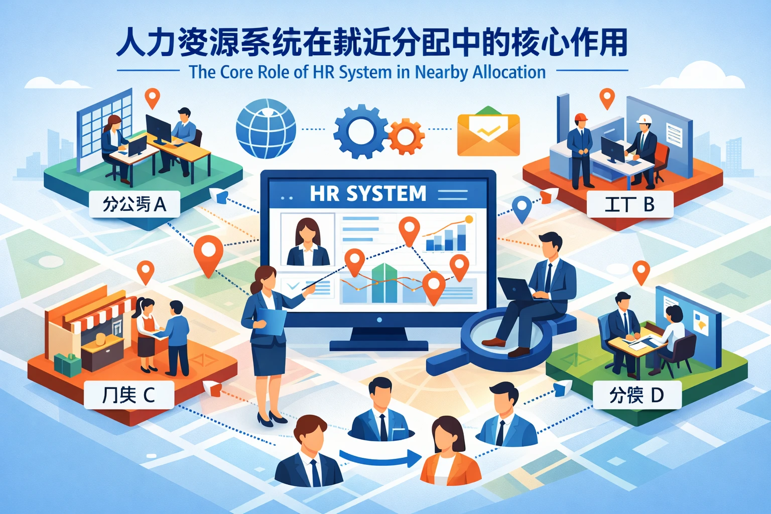 人力资源系统在就近分配中的核心作用