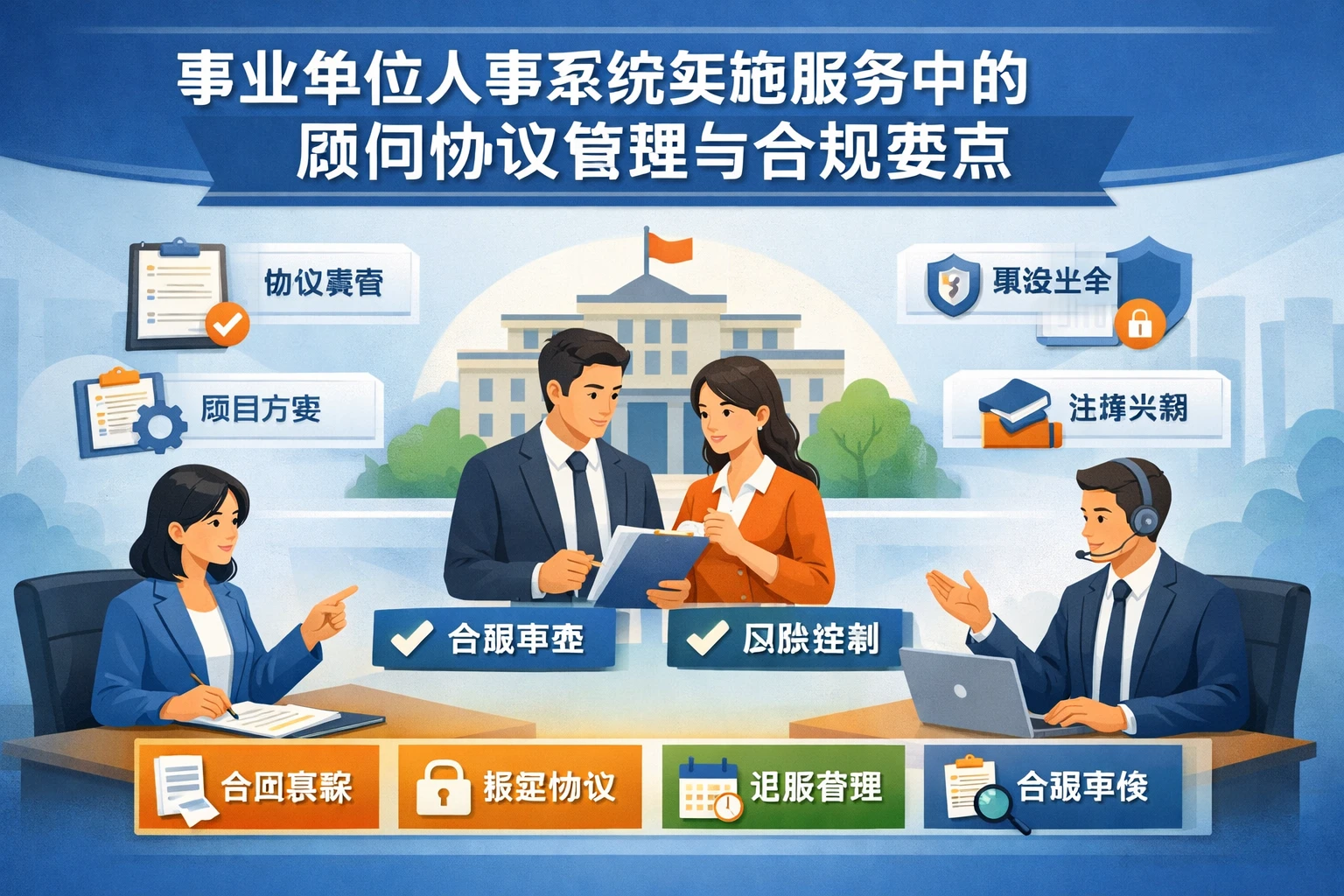 事业单位人事系统实施服务中的顾问协议管理与合规要点