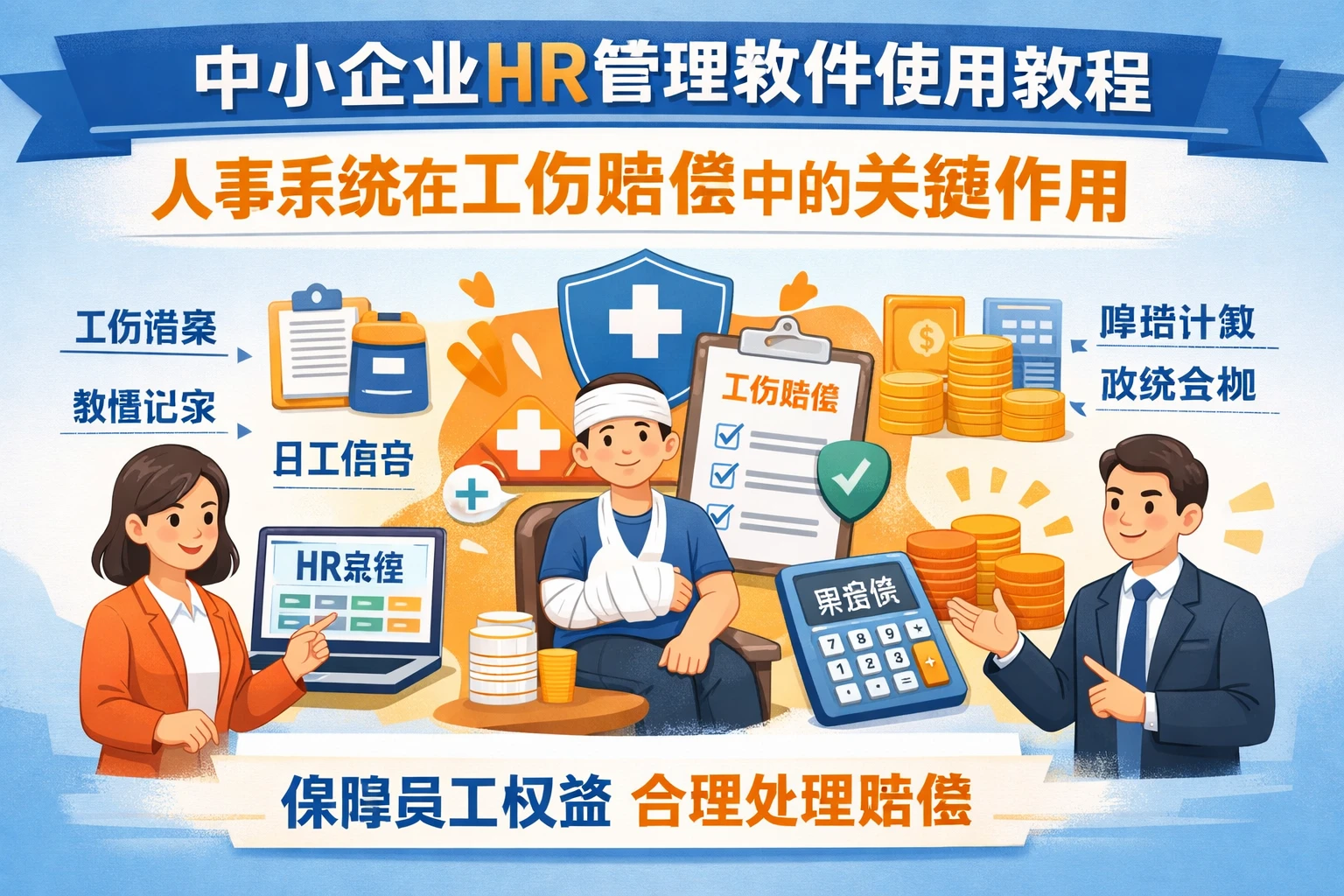 中小企业HR管理软件使用教程：人事系统在工伤赔偿中的关键作用