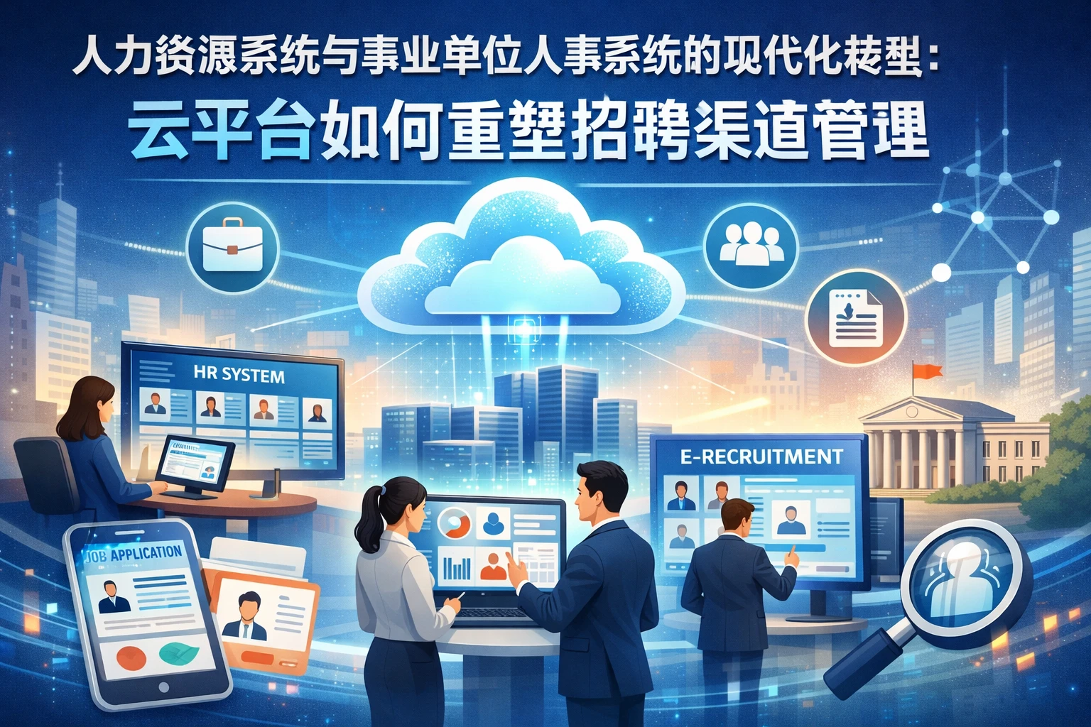 人力资源系统与事业单位人事系统的现代化转型：云平台如何重塑招聘渠道管理