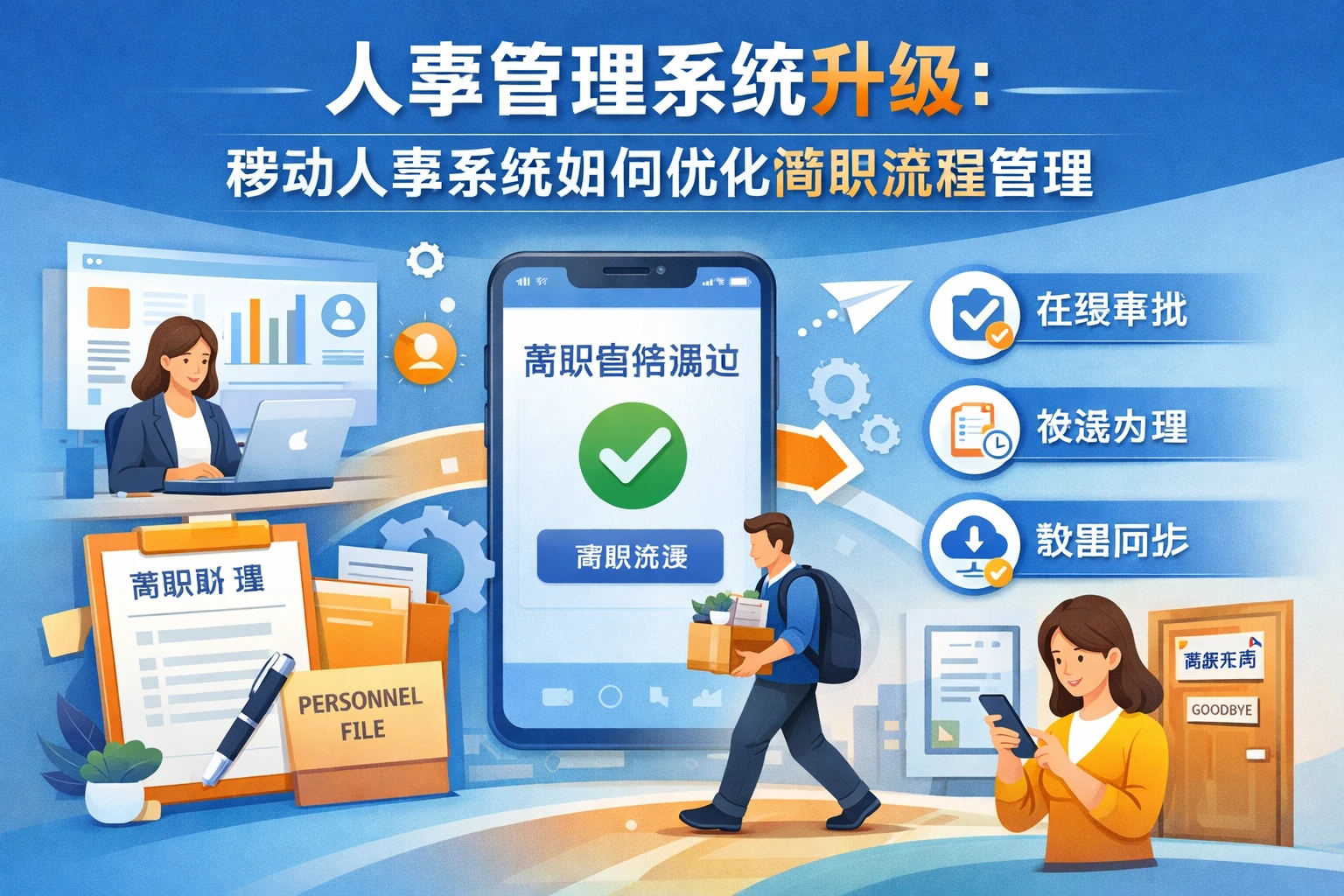 人事管理系统升级：移动人事系统如何优化离职流程管理