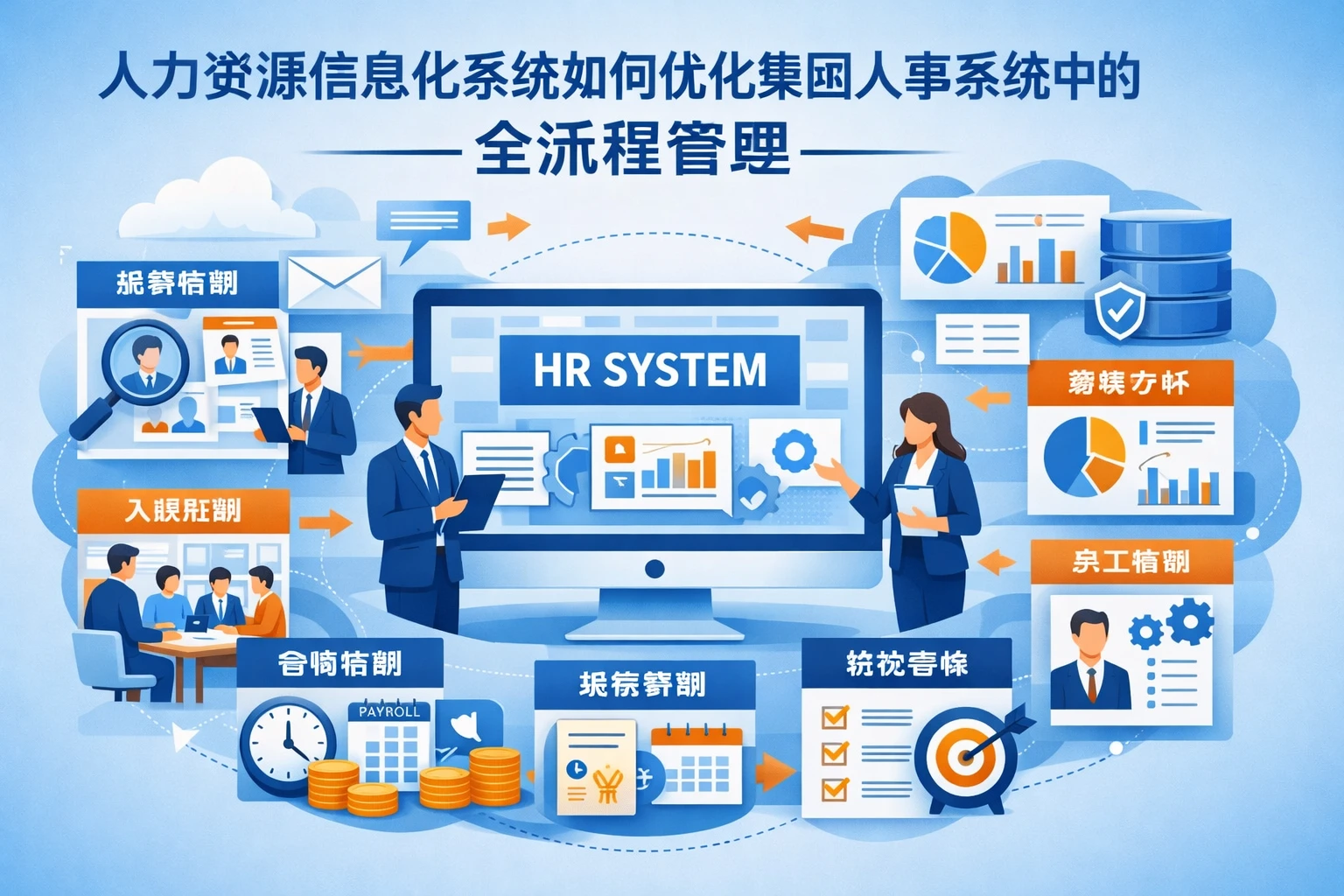 人力资源信息化系统如何优化集团人事系统中的全流程管理