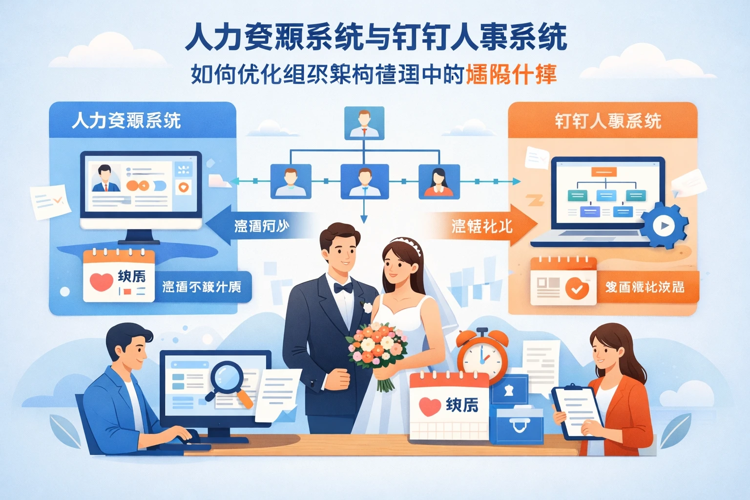 人力资源系统与钉钉人事系统如何优化组织架构管理中的婚假计算
