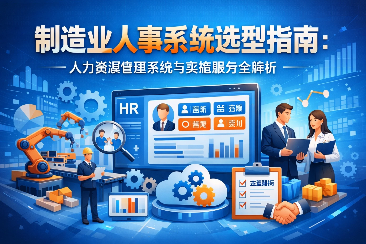 制造业人事系统选型指南：人力资源管理系统与实施服务全解析