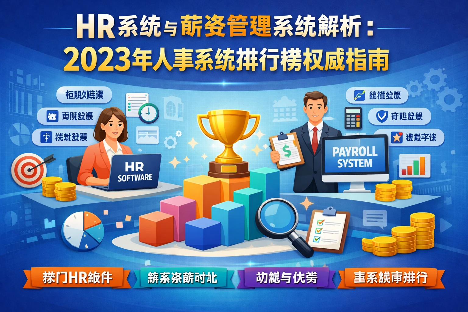 HR系统与薪资管理系统解析：2023年人事系统排行榜权威指南