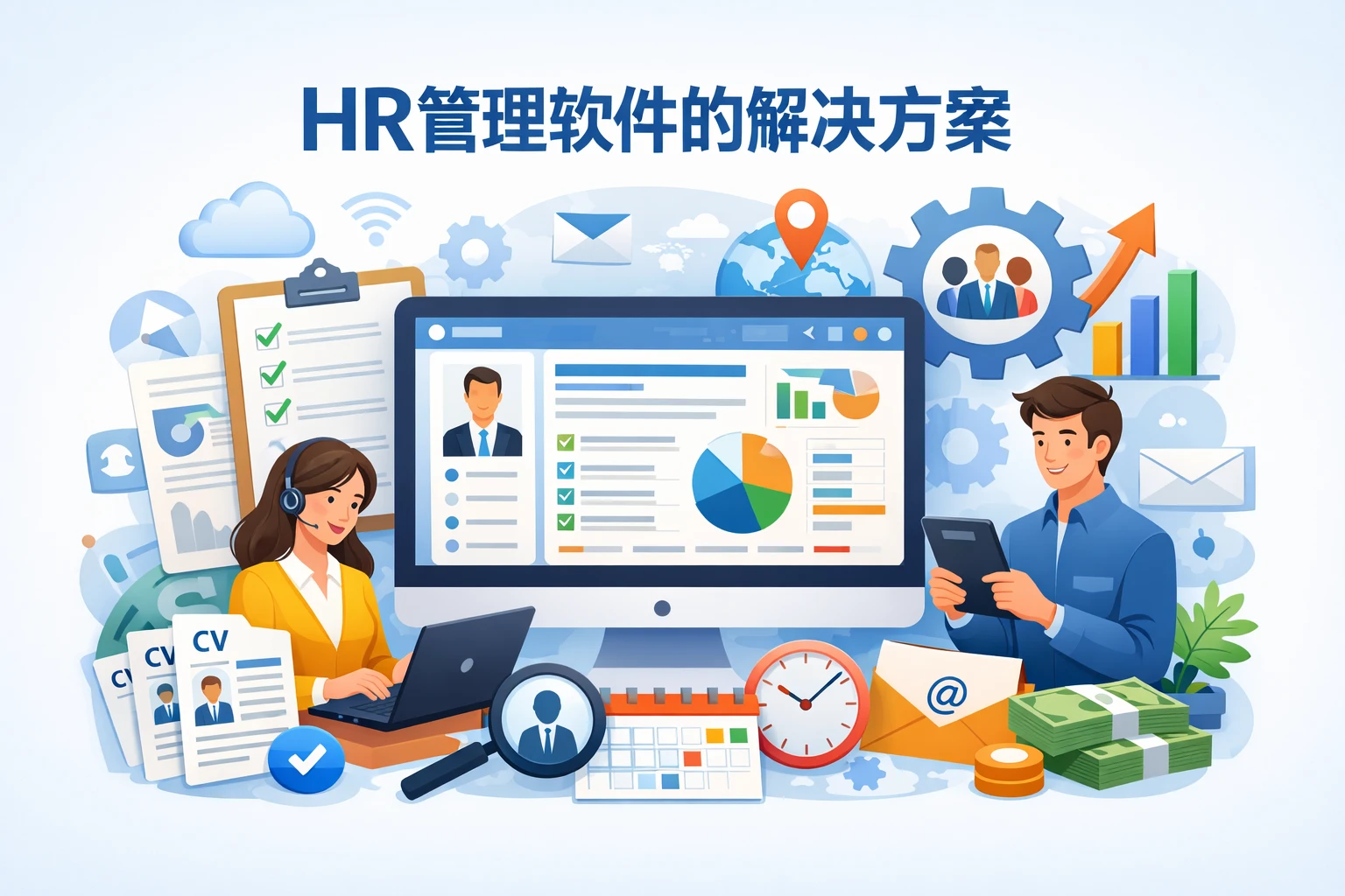HR管理软件的解决方案