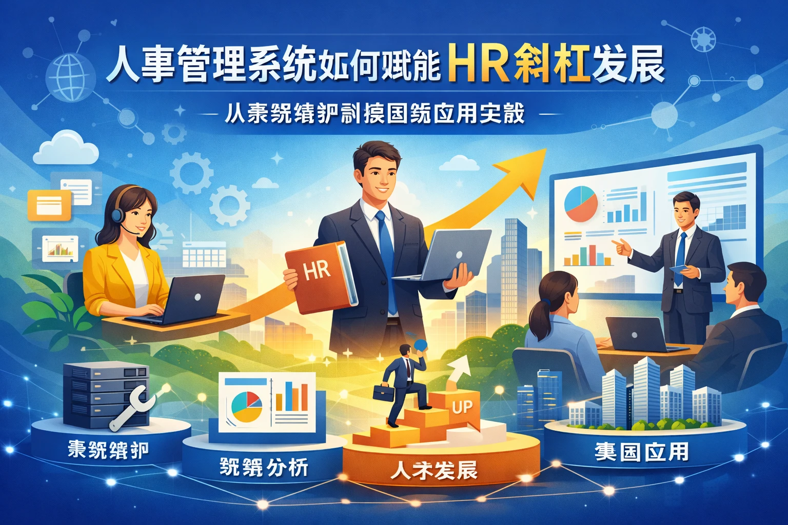 人事管理系统如何赋能HR斜杠发展:从系统维护到集团级应用实践