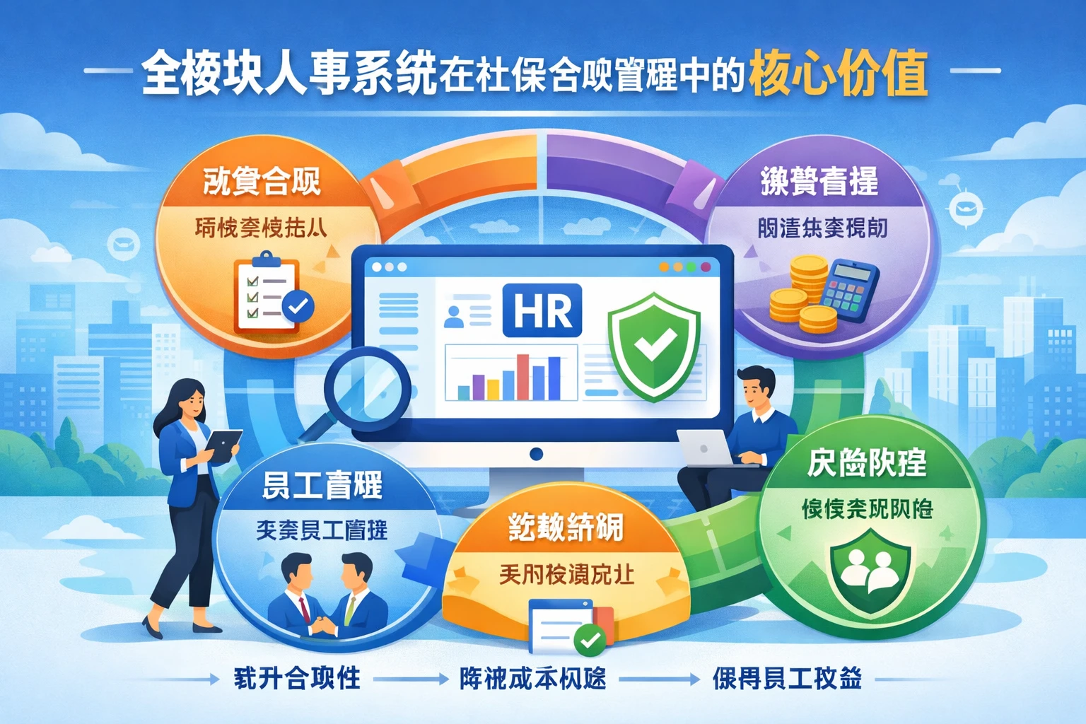 全模块人事系统在社保合规管理中的核心价值