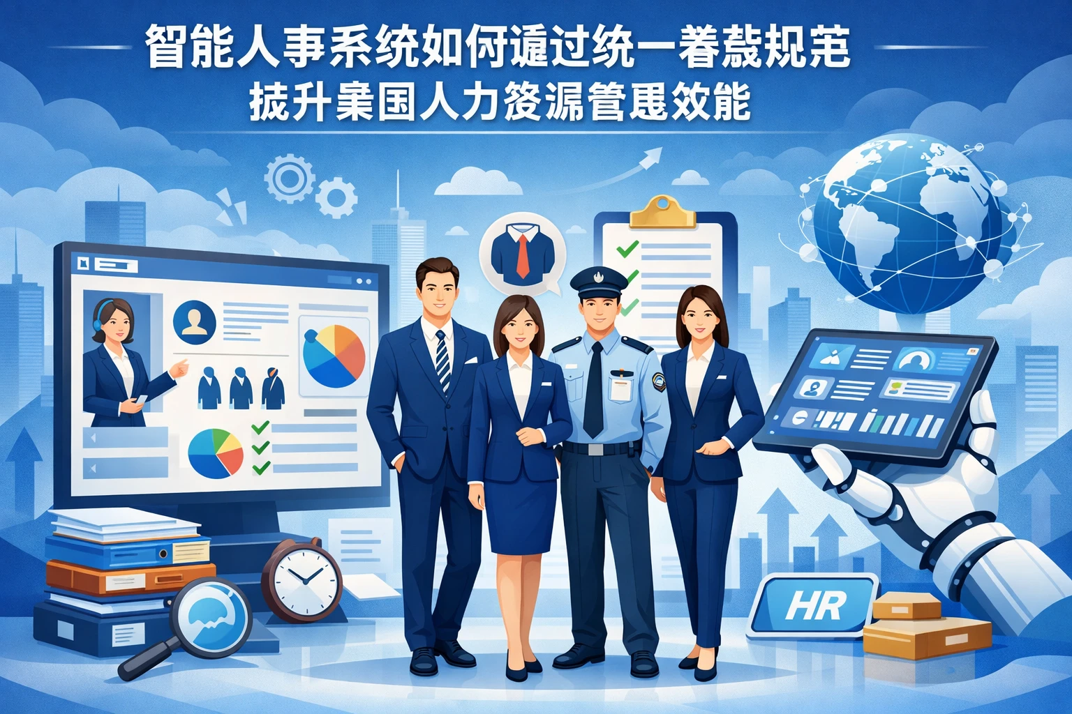 智能人事系统如何通过统一着装规范提升集团人力资源管理效能
