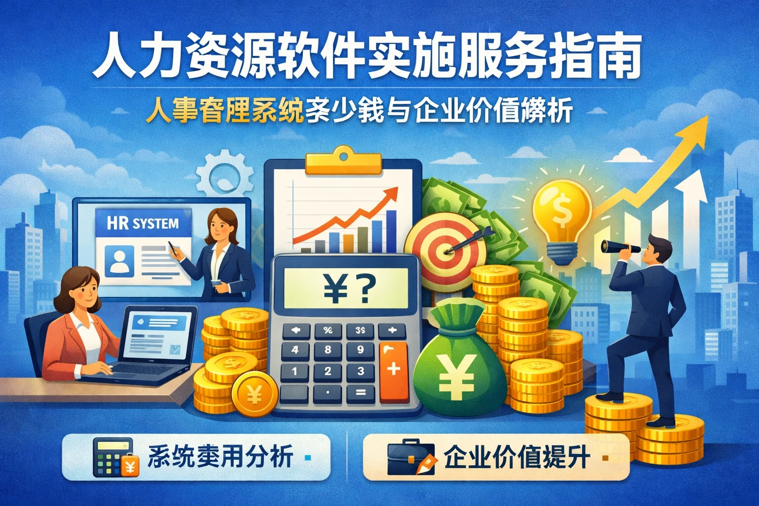人力资源软件实施服务指南：人事管理系统多少钱与企业价值解析