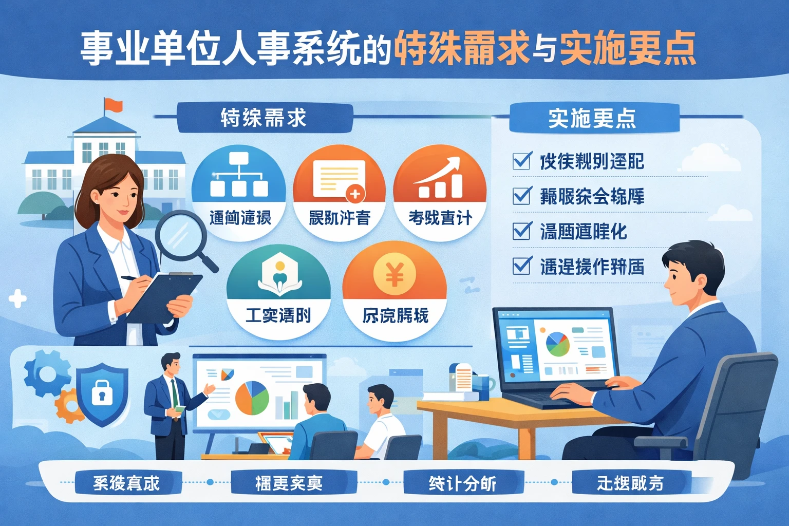 事业单位人事系统的特殊需求与实施要点