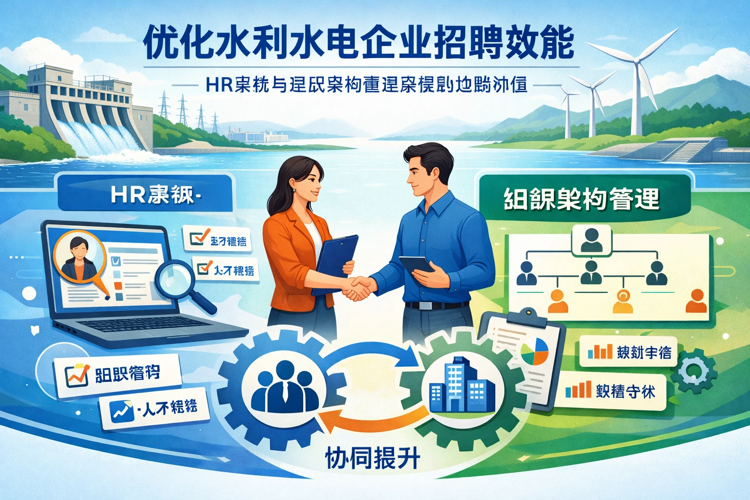 优化水利水电企业招聘效能：HR系统与组织架构管理系统的战略价值