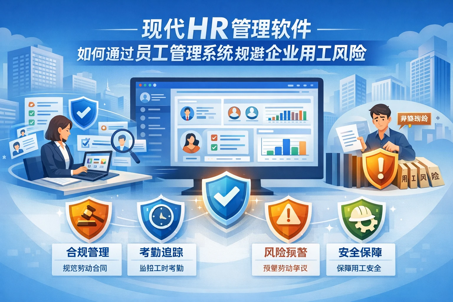 现代HR管理软件如何通过员工管理系统规避企业用工风险