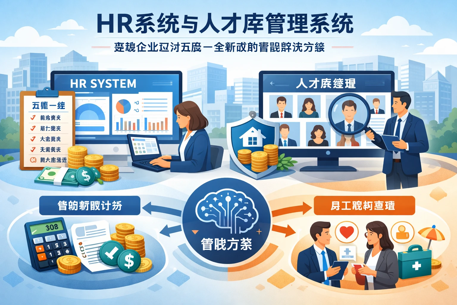 HR系统与人才库管理系统：连锁企业应对五险一金新政的智能解决方案