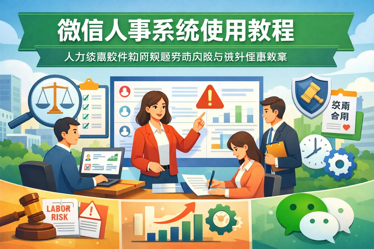 微信人事系统使用教程：人力资源软件如何规避劳动风险与提升管理效率