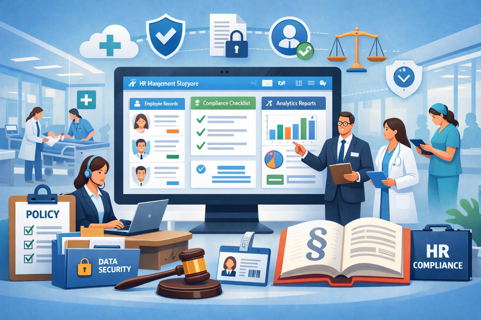 现代人力资源管理系统在医院人事场景中的合规应用