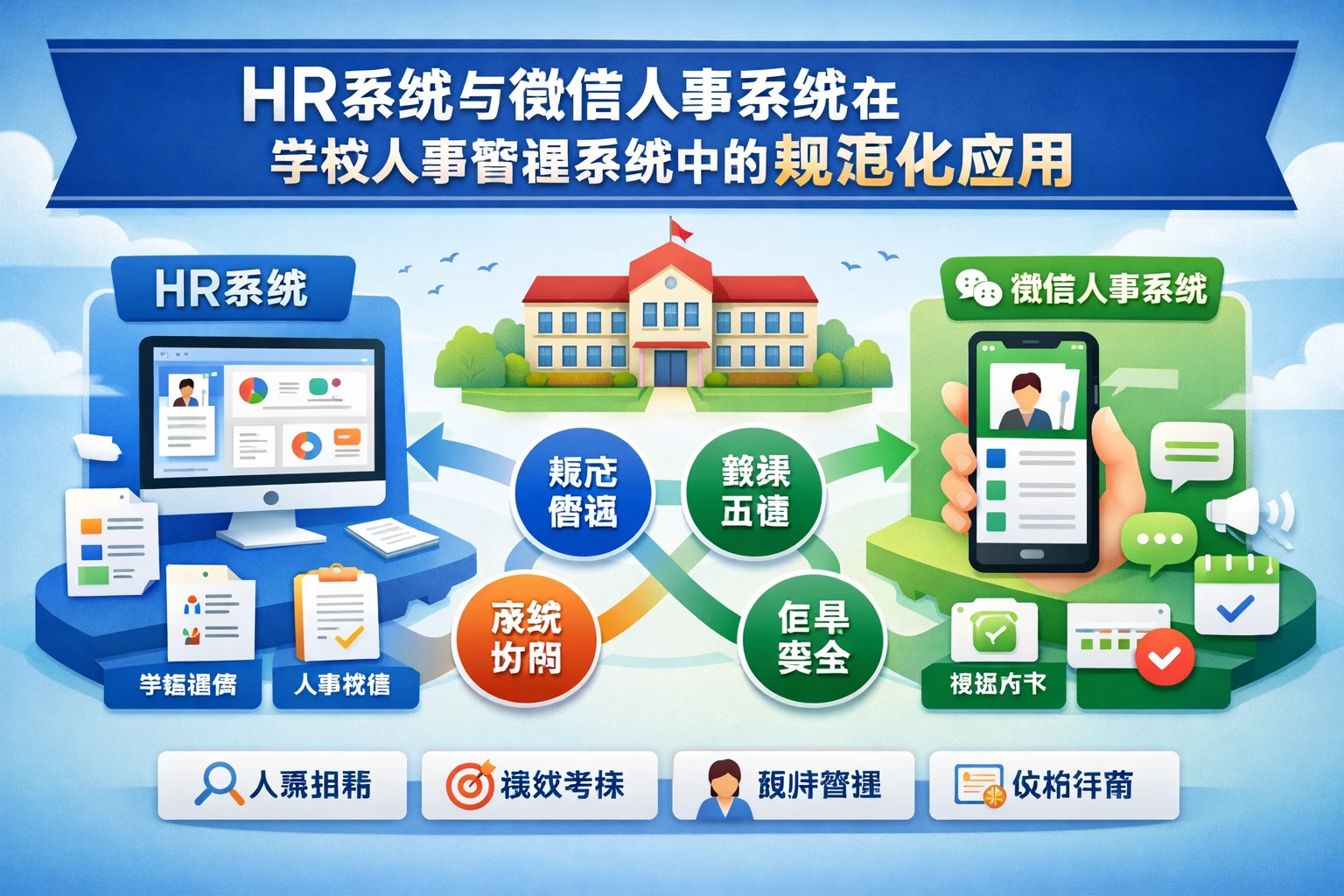 HR系统与微信人事系统在学校人事管理系统中的规范化应用