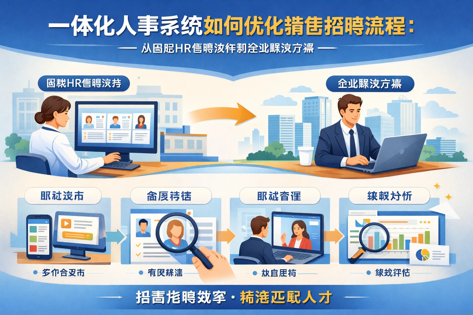 一体化人事系统如何优化销售招聘流程：从医院HR管理软件到企业解决方案