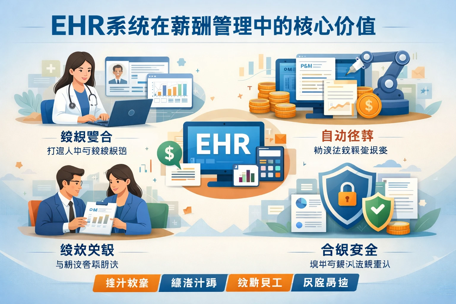 EHR系统在薪酬管理中的核心价值