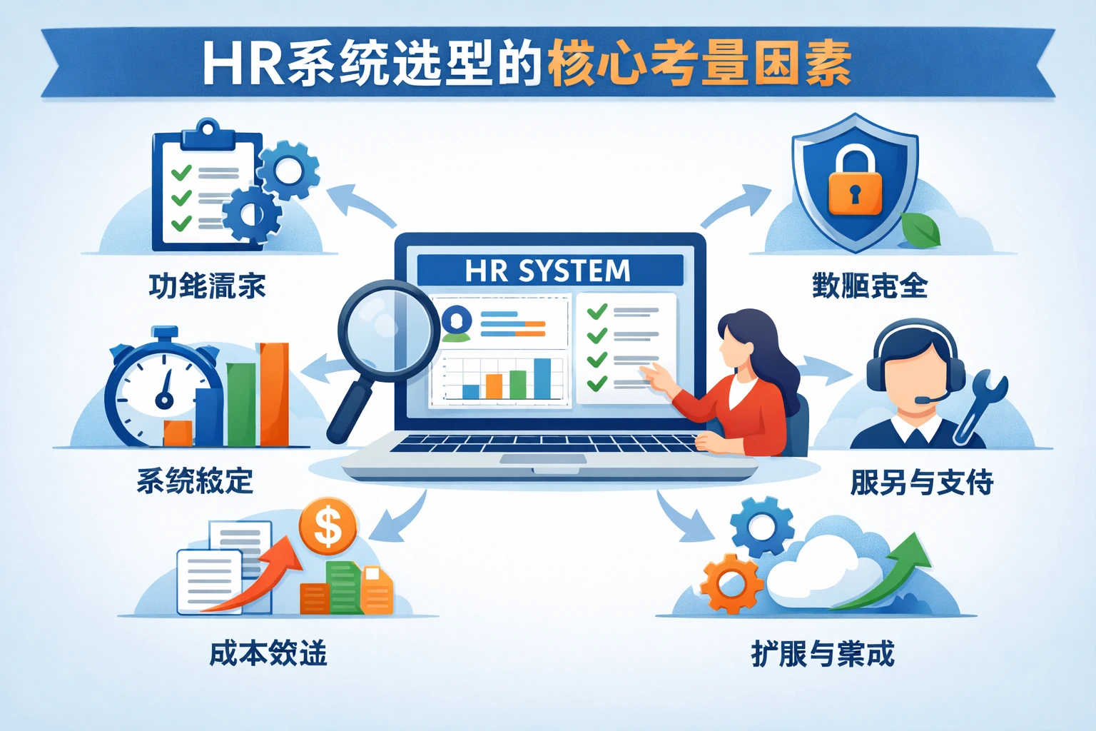 HR系统选型的核心考量因素