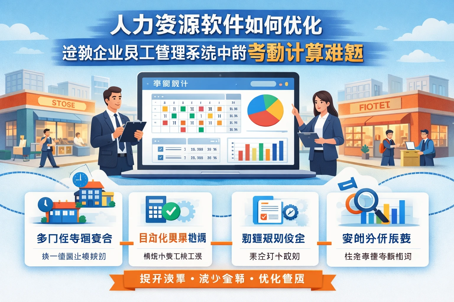 人力资源软件如何优化连锁企业员工管理系统中的考勤计算难题