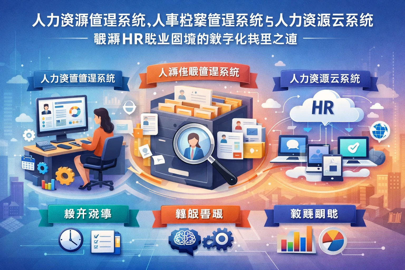 人力资源管理系统、人事档案管理系统与人力资源云系统：破解HR职业困境的数字化转型之道