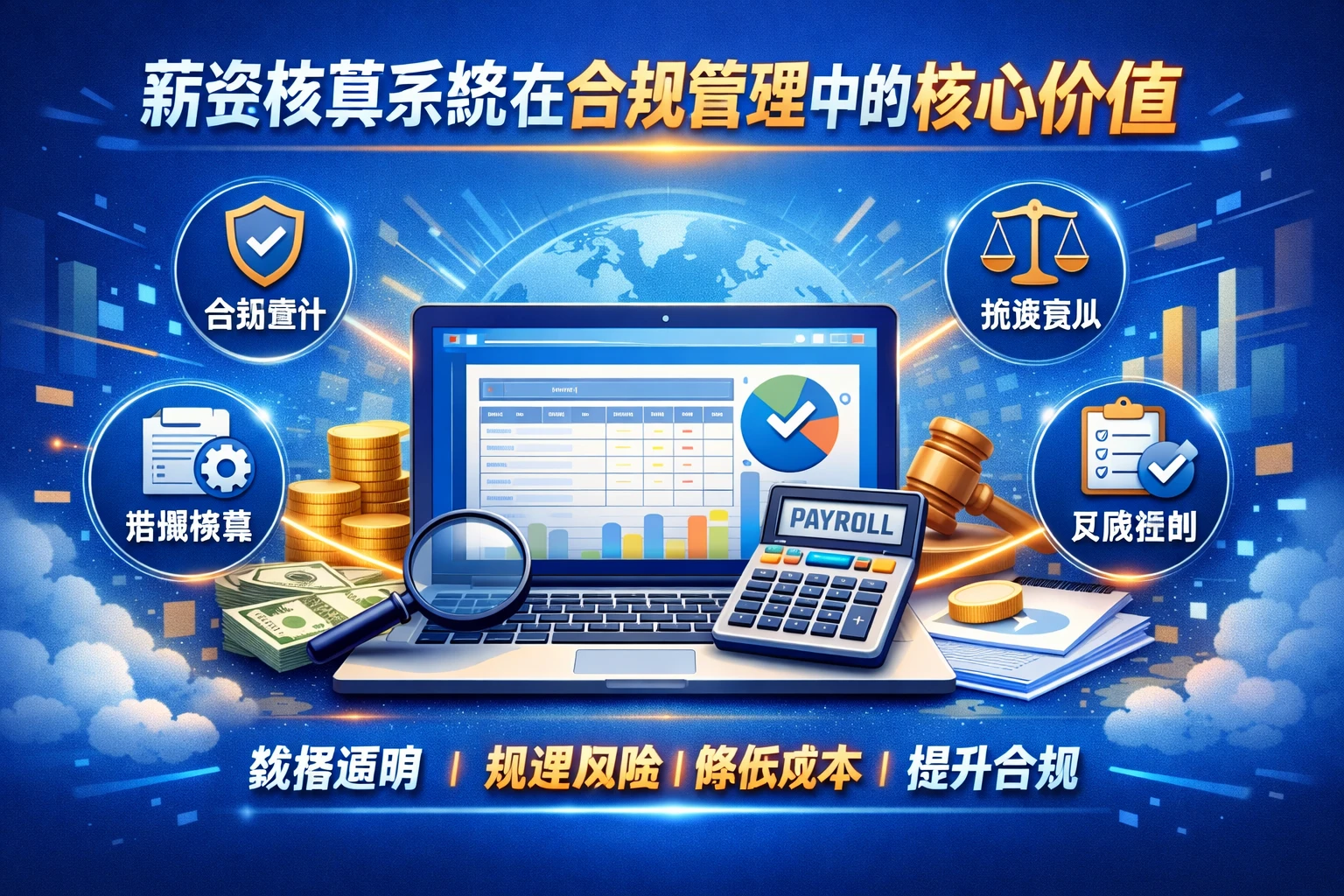 薪资核算系统在合规管理中的核心价值