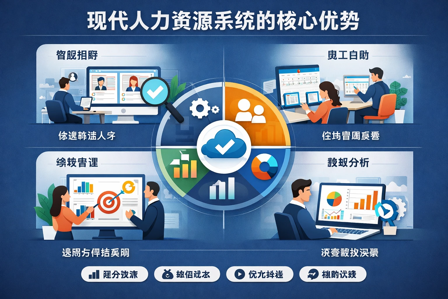 现代人力资源系统的核心优势