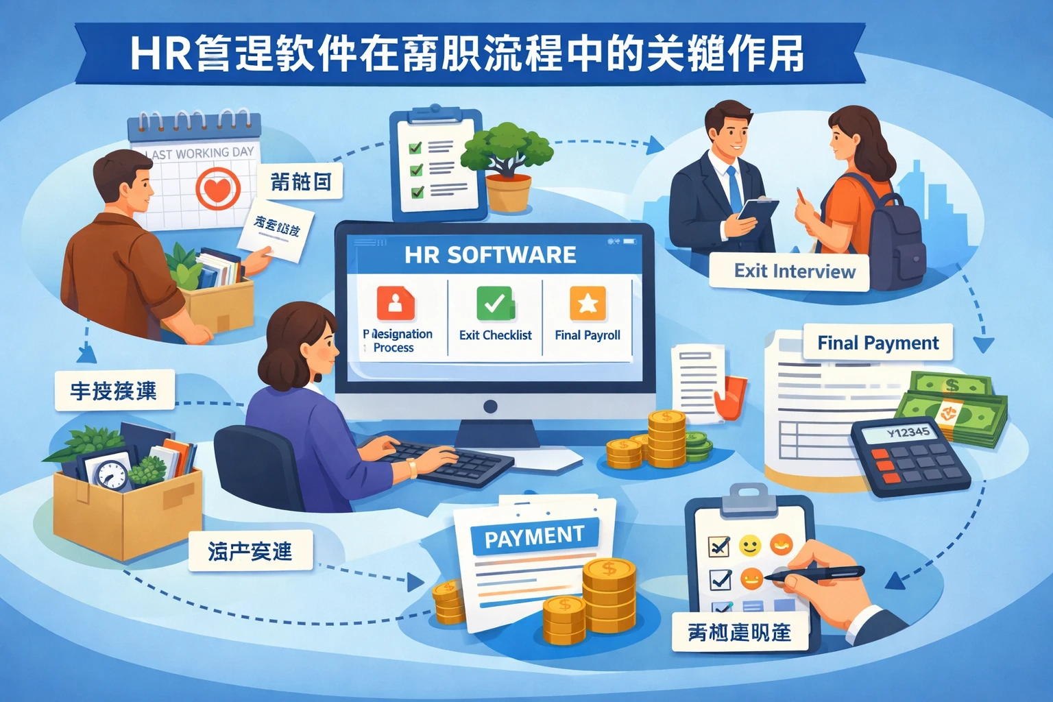 HR管理软件在离职流程中的关键作用